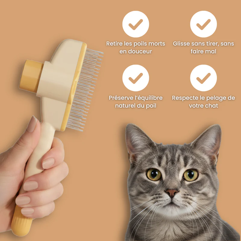 SmartBrush™ – Brosse anti-poils morts