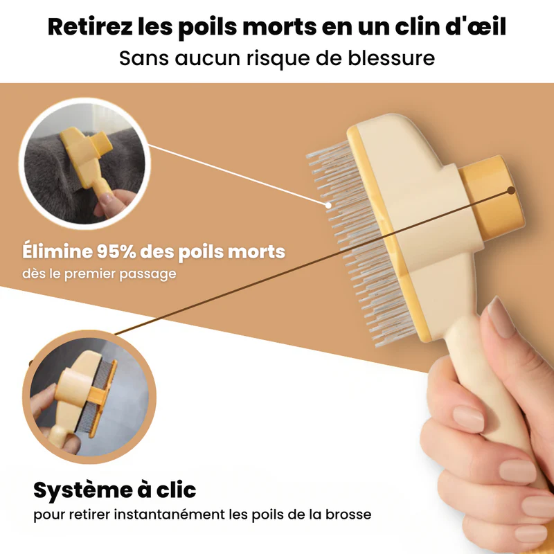 SmartBrush™ – Brosse anti-poils morts
