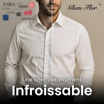 Chemise Infroissable à Coupe Ajustée