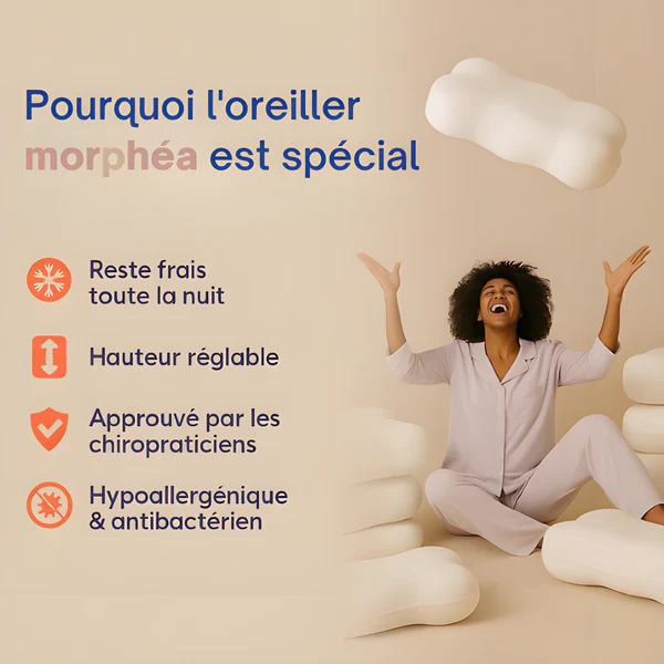 Morphéa Anti-douleur Oreiller