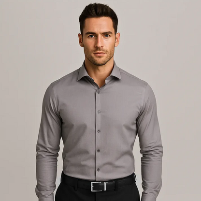 Chemise Infroissable à Coupe Ajustée