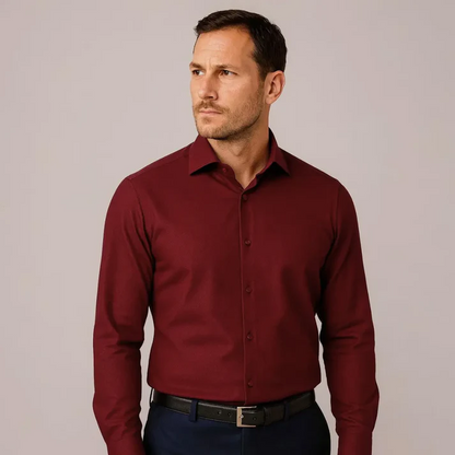 Chemise Infroissable à Coupe Ajustée