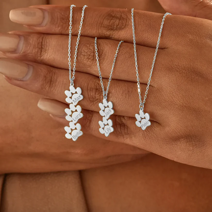 Bracelet et Collier pattes personnalisable